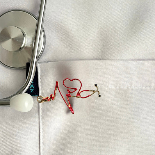 Kalp Ritimi Steteskop Broş