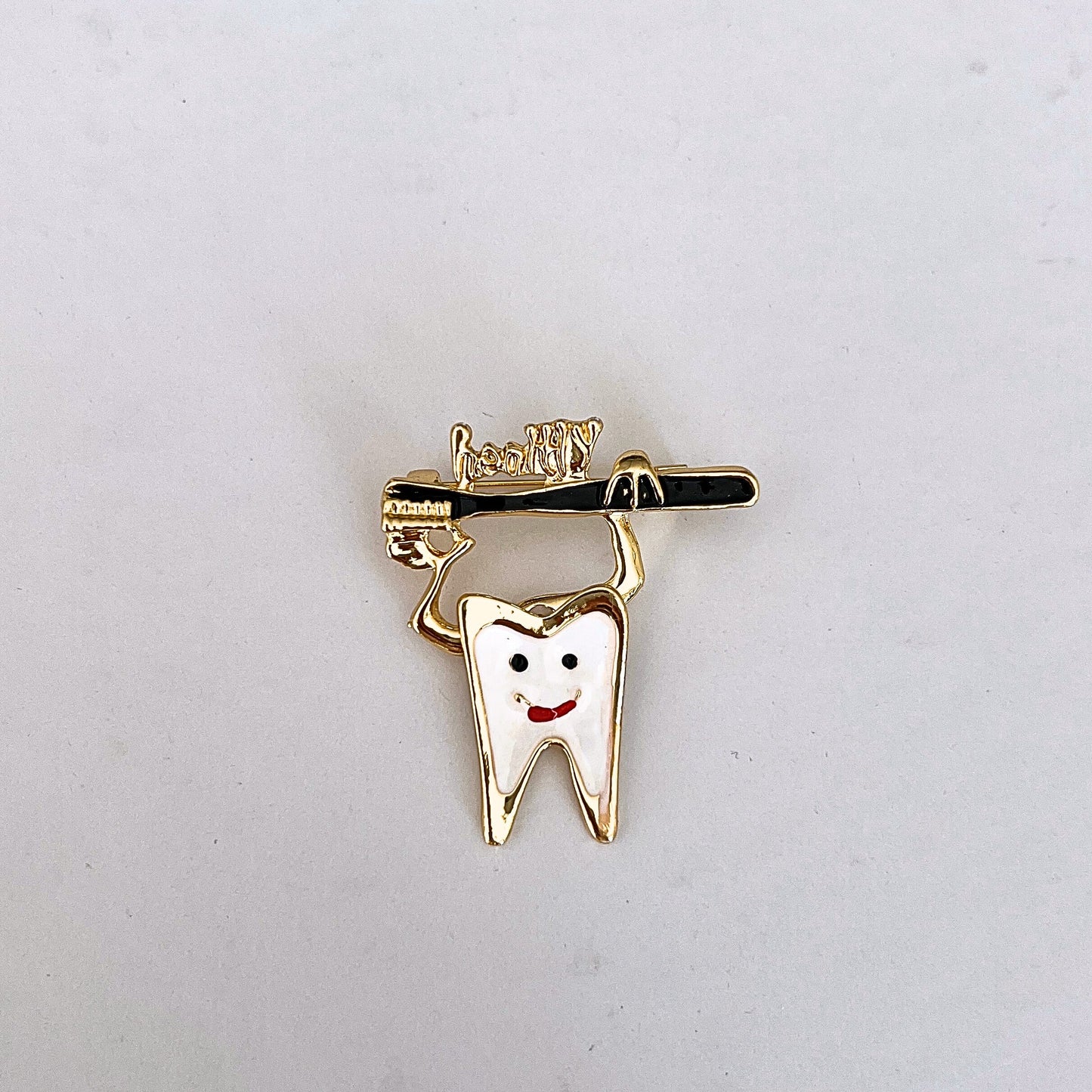 Fırçadan Sarkan Dişçi Broş