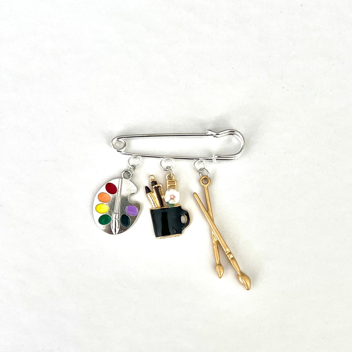 Sanatçı Ressam İğneli Broş