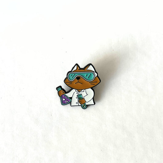 Kimyacı Kedi Pin