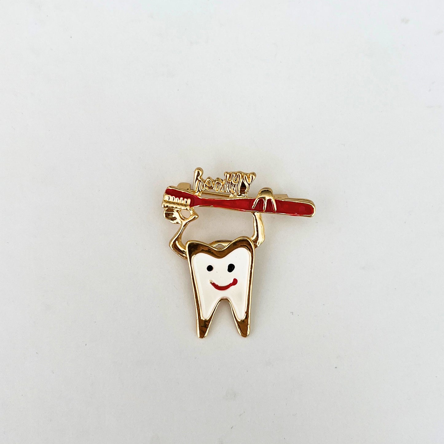 Fırçadan Sarkan Dişçi Broş