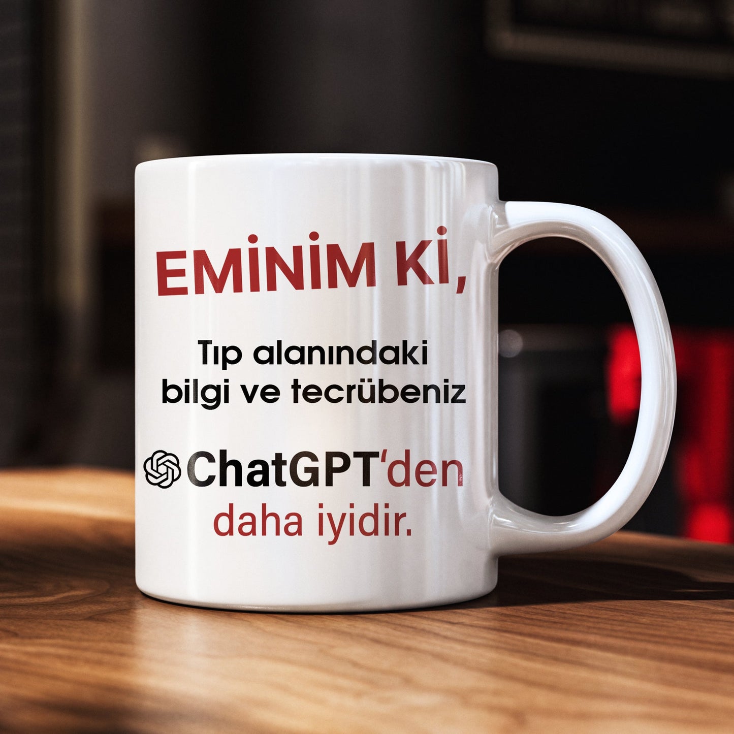 Doktorlar İçin Mizahi Tasarım Kupa