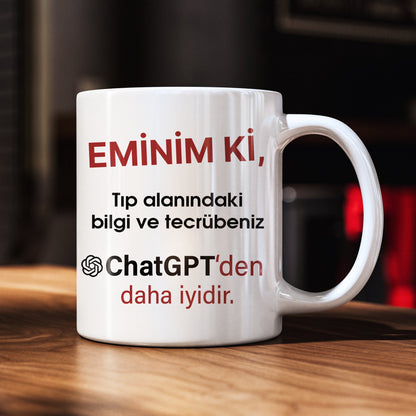 Doktorlar İçin Mizahi Tasarım Kupa