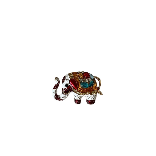 Taşlı Fil Şans Broş🐘