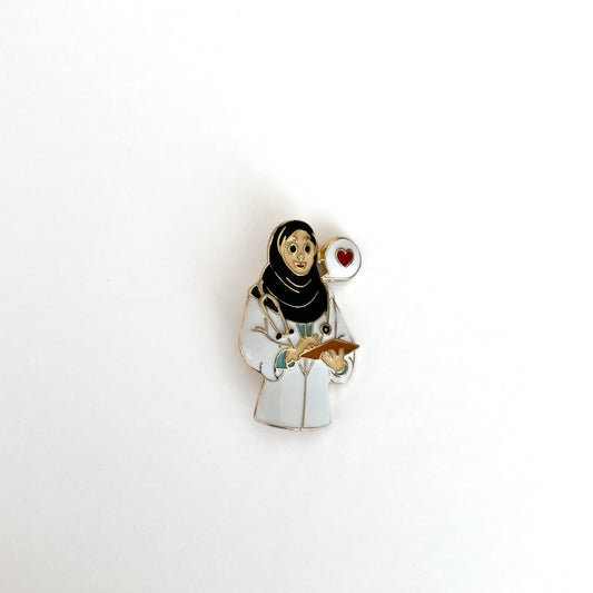 Tesettürlü Doktor Broş